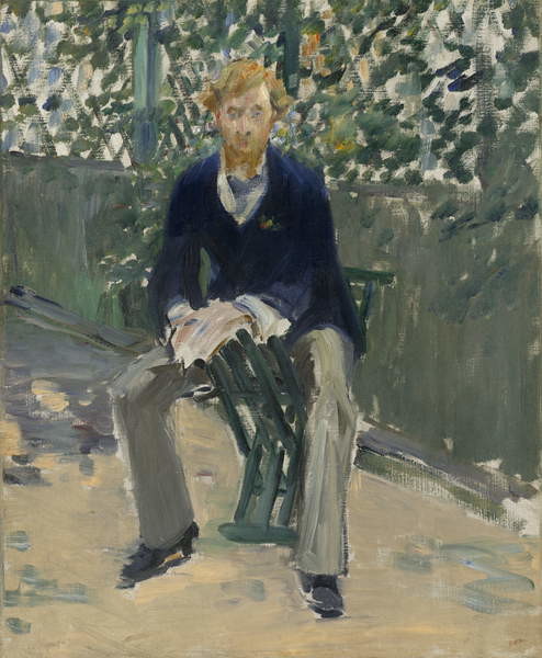 Плакат George Moore in the Artist's Garden, c.1879