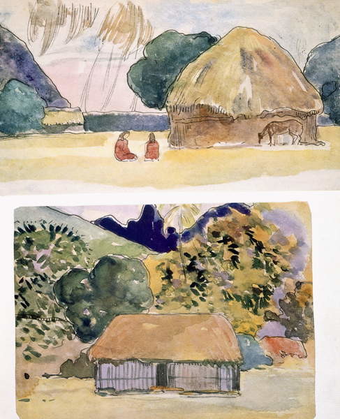 Плакат Illustrations from 'Noa Noa, Voyage a Tahiti'