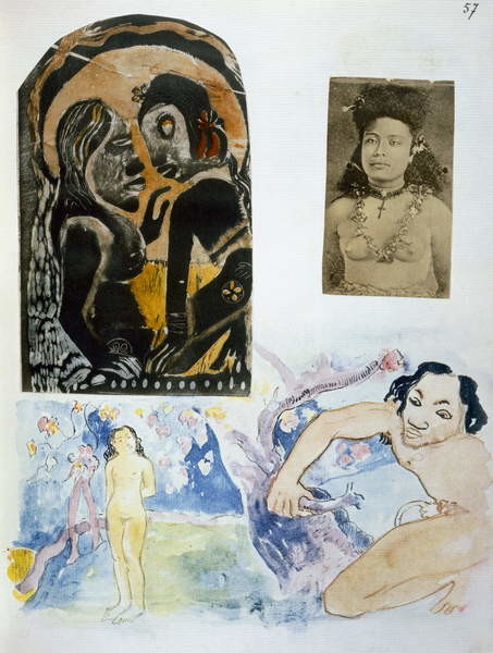 Плакат Illustrations from 'Noa Noa, Voyage a Tahiti'