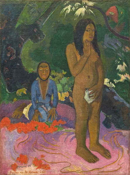 Плакат Parau na te Varua ino (Words of the Devil), 1892