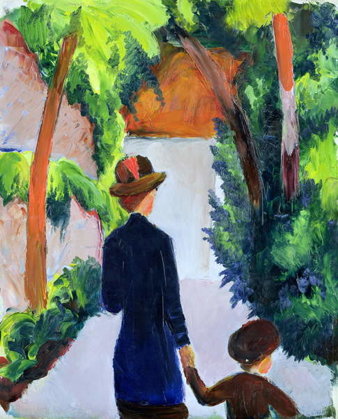 Плакат Mother and Child in the Park, 1914