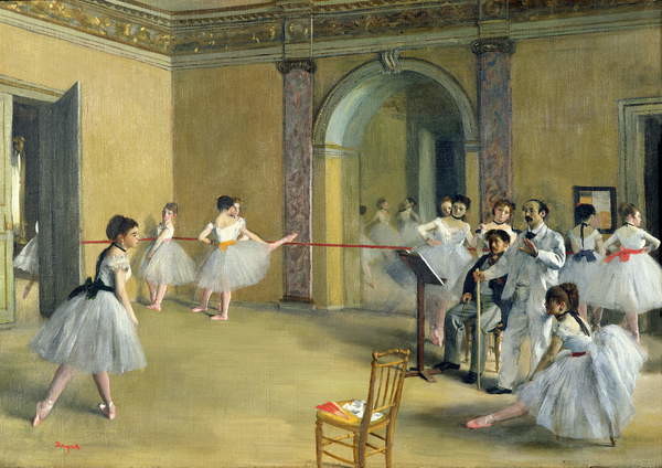 Плакат The Dance Foyer at the Opera on the rue Le Peletier