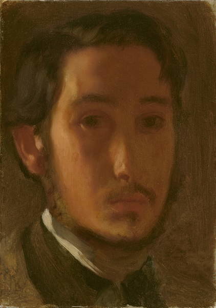 Плакат Self-Portrait with White Collar, c.1857