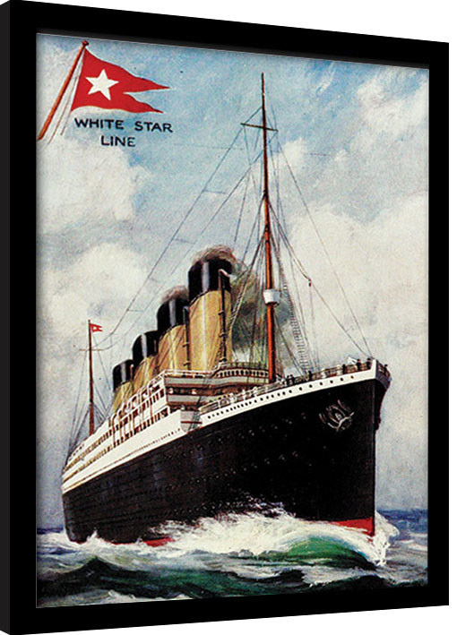 Uokvirjen plakat Titanic