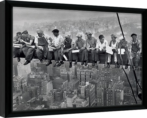 Uokvireni poster Lunch on a Skyscraper