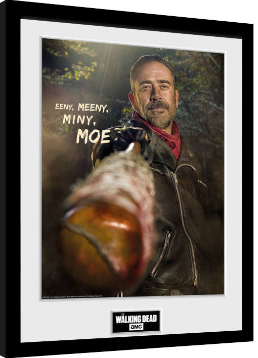 Uokvirjen plakat The Walking Dead - Negan