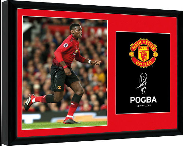 Κορνιζαρισμένη αφίσα Manchester United - Pogba 18-19