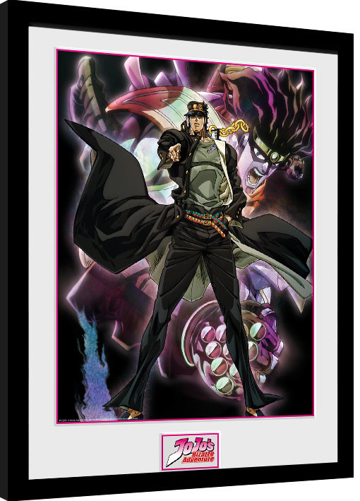 Framed poster Jojo's Bizarre Adventures - Stardust Crusaders