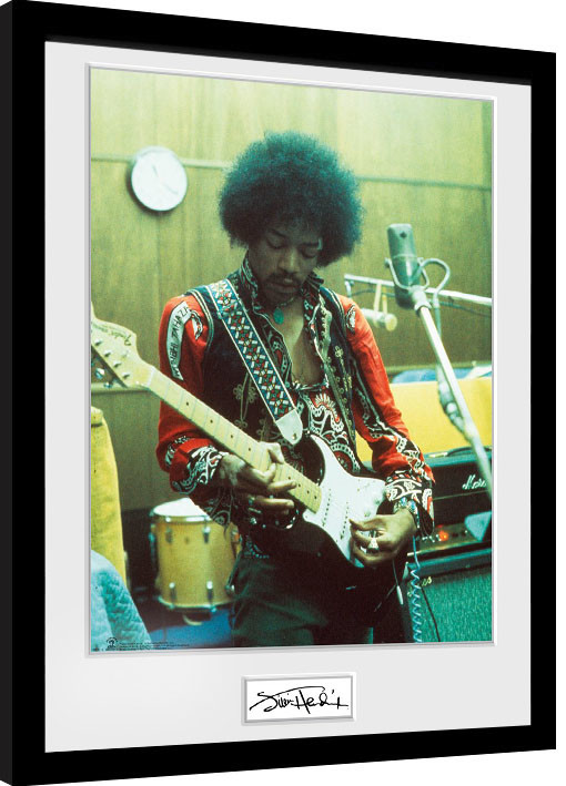 Κορνιζαρισμένη αφίσα Jimi Hendrix - Studio