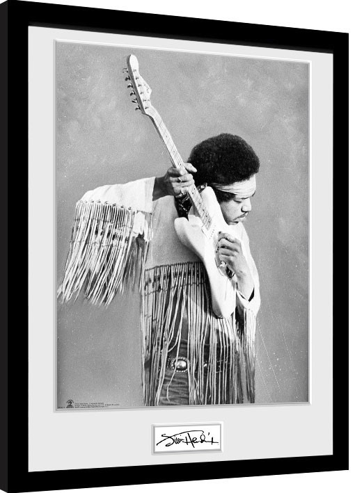 Uokvirjen plakat Jimi Hendrix - Pose