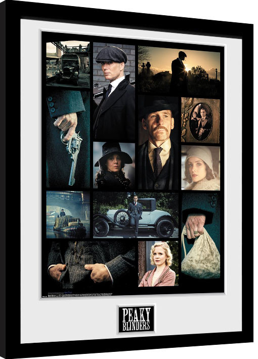 Uokvirjen plakat Peaky Blinders - Grid
