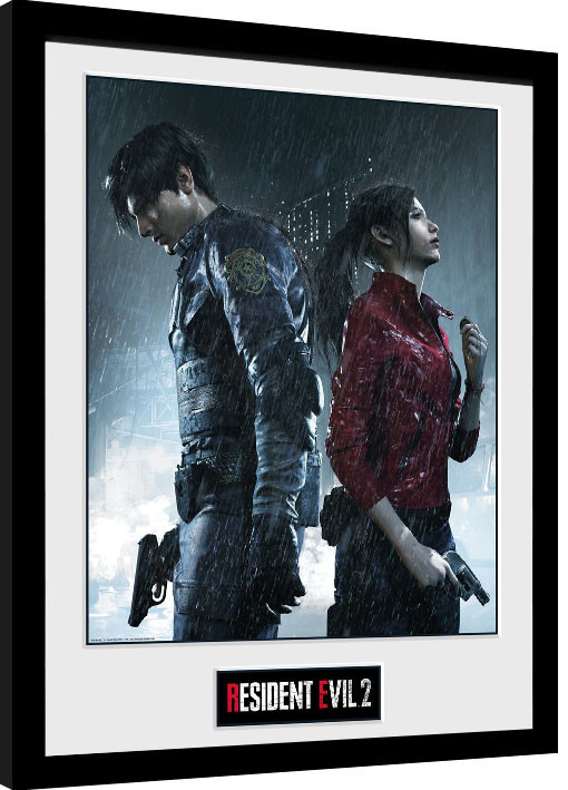 Κορνιζαρισμένη αφίσα Resident Evil 2 - Rain Key Art