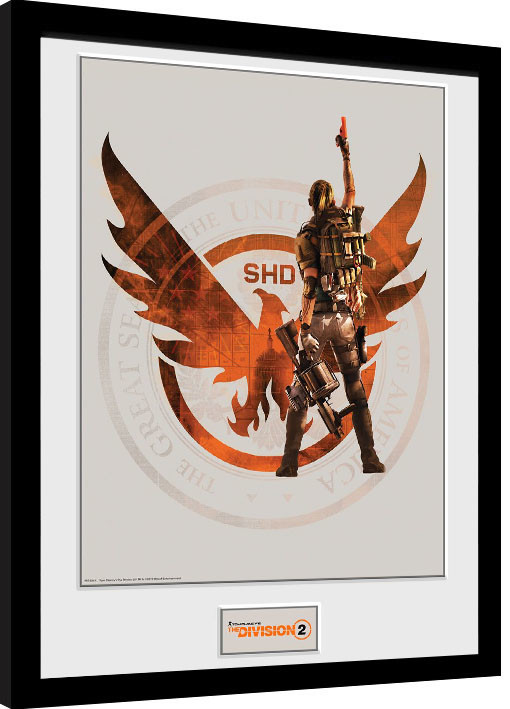 Poster emoldurado The Division 2 - SHD