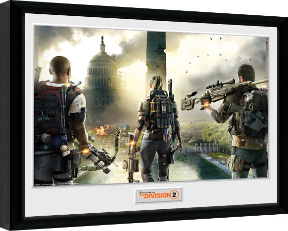 Рамкиран плакат The Division 2 - Landscape