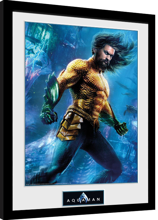 Framed poster Aquaman - Arthur Curry