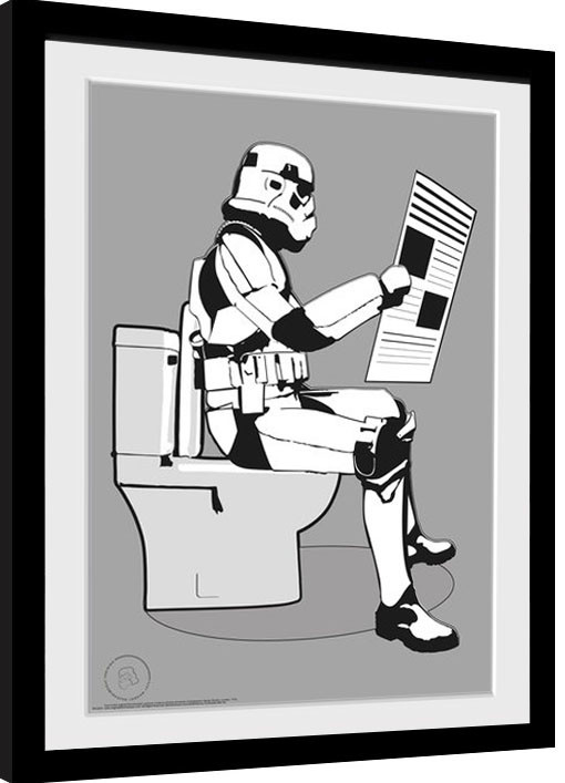 Framed poster Stormtrooper - Storm Pooper