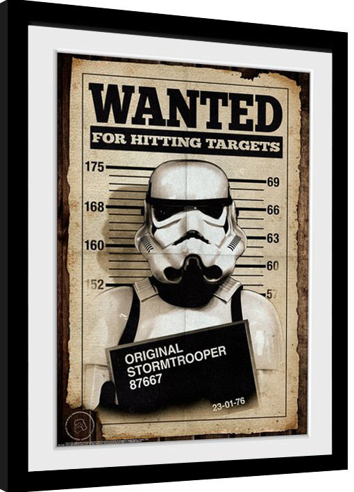 Рамкиран плакат Stormtrooper - Mug Shot