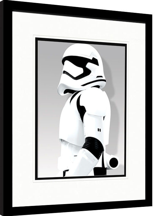Κορνιζαρισμένη αφίσα Star Wars Episode VII: The Force Awakens - Stormtrooper Shadow