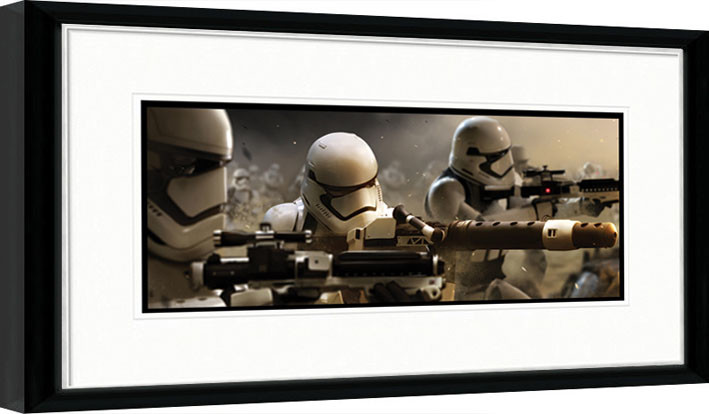 Κορνιζαρισμένη αφίσα Star Wars Episode VII: The Force Awakens - Stormtrooper Trench