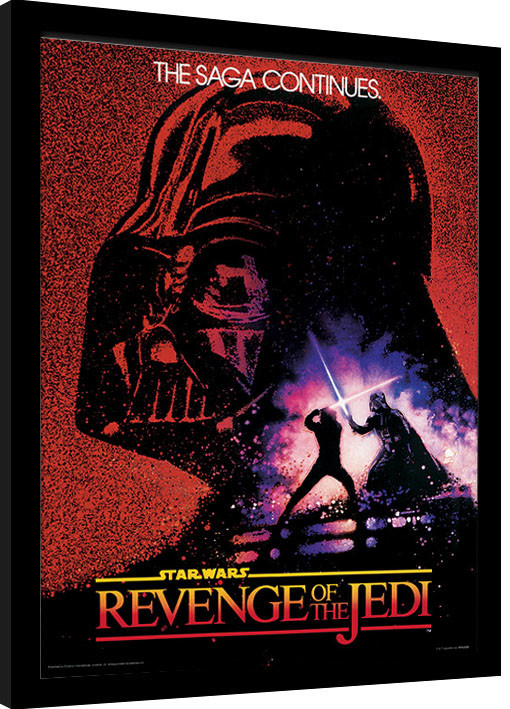 Κορνιζαρισμένη αφίσα Star Wars - Revenge of the Jedi