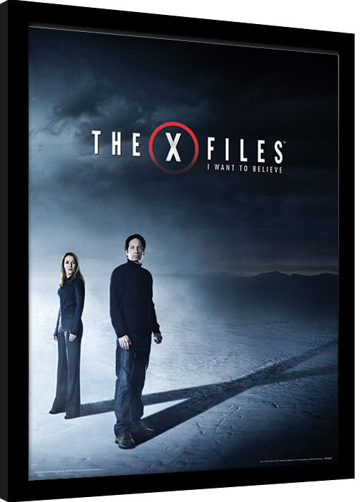 Κορνιζαρισμένη αφίσα The X-Files - I Want to Believe