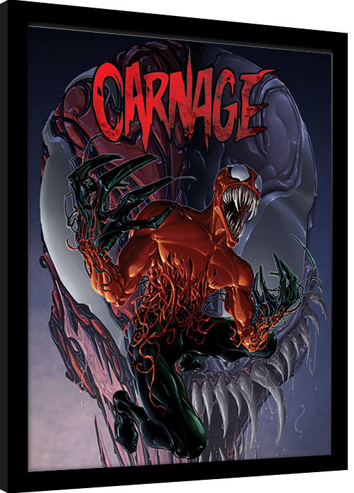 Framed Poster Marvel Extreme - Carnage