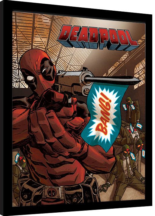Рамкиран плакат Deadpool - Bang
