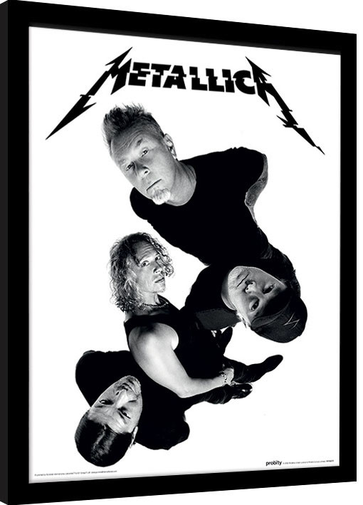 Κορνιζαρισμένη αφίσα Metallica - Twisted Band