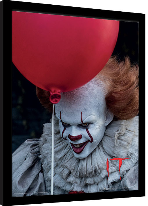 Framed Poster IT - Pennywise Balloon