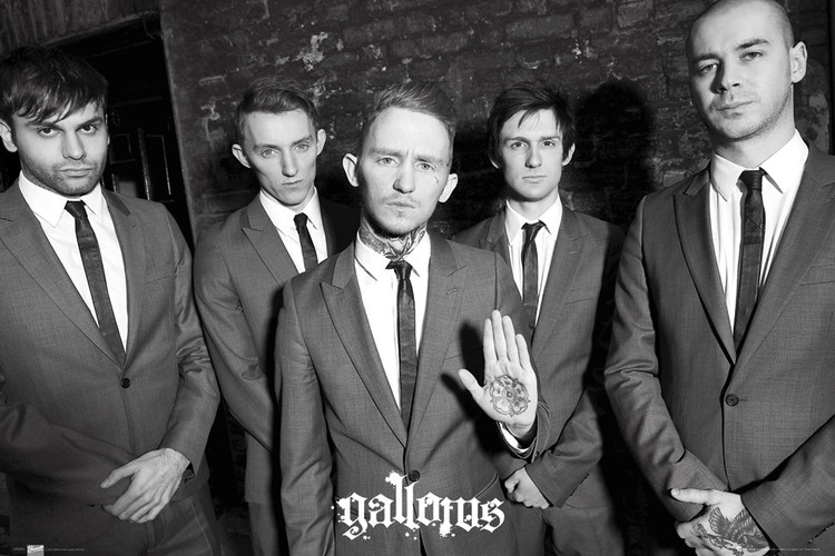 Плакат the Gallows - grey britain