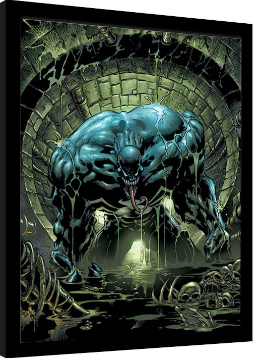 Poster emoldurado Venom - Sewer Dweller