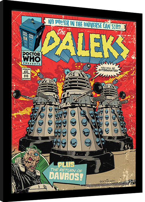 Κορνιζαρισμένη αφίσα Doctor Who - The Daleks Comic