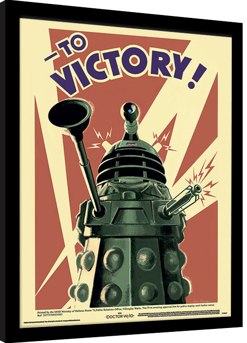 Κορνιζαρισμένη αφίσα Doctor Who - Victory