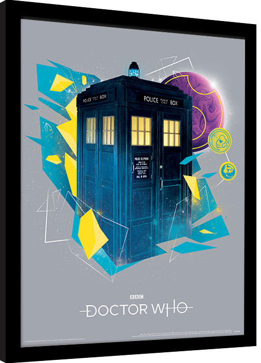Κορνιζαρισμένη αφίσα Doctor Who - Geometric Tardis