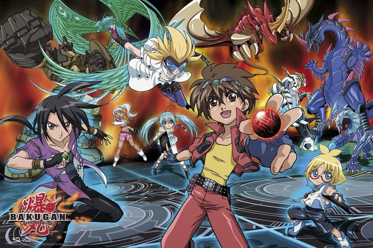 Poster BAKUGAN - battle