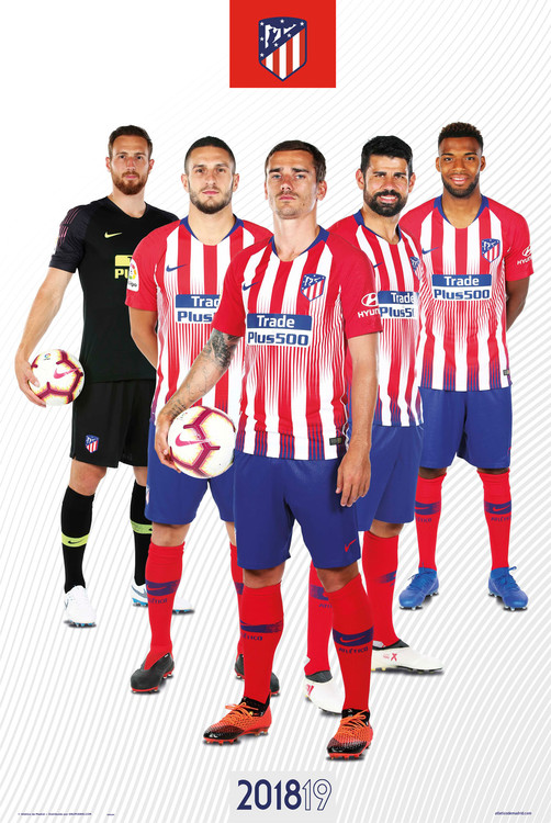 Плакат Atletico Madrid 2018/2019 - Grupo