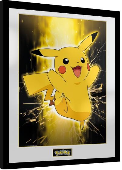 Kehystetty juliste Pokemon - Pikachu