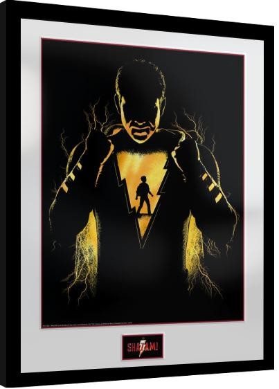 Framed Poster Shazam - Glow