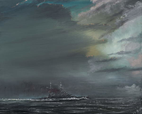 Плакат HMS Hood 1941, 2014,