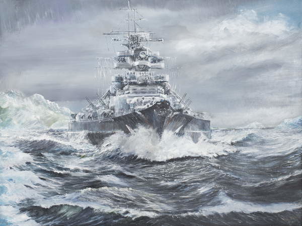 Плакат Bismarck off Greenland coast 23rd May 1941, 2007,