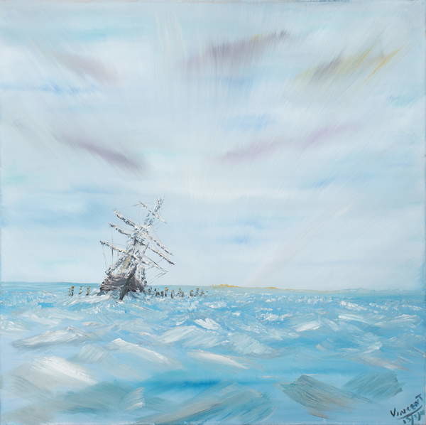 Poster Endurance trapped by Antarctic Ice, 2014,, Vincent