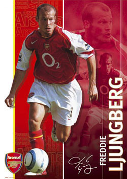 Плакат Arsenal - Ljungberg