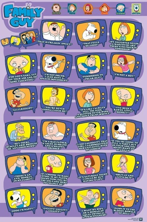 Плакат FAMILY GUY - quotes 2