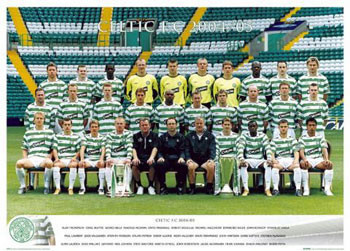 Плакат Celtic - Team 04/05