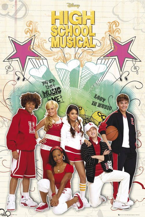 Плакат HIGH SCHOOL MUSICAL 2 - cast