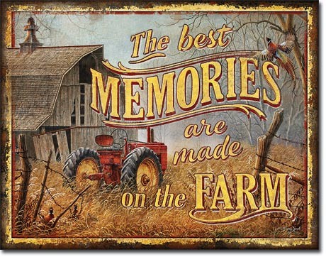 Μεταλλική πινακίδα JQ - Farm Memories