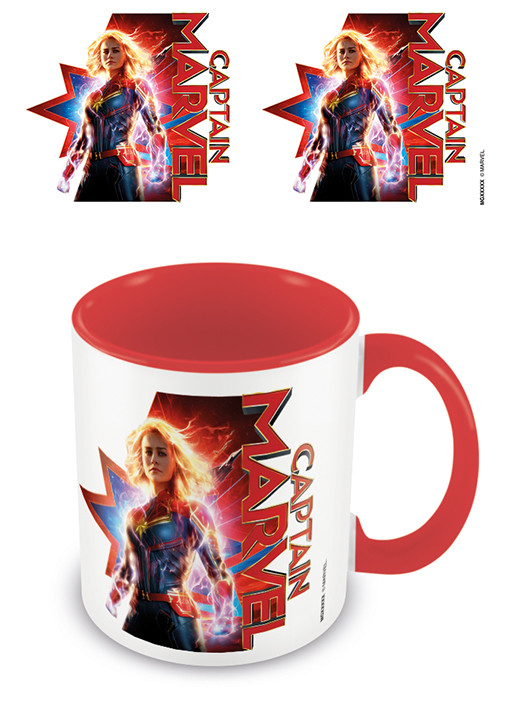 Skodelica Captain Marvel - Earths Defender