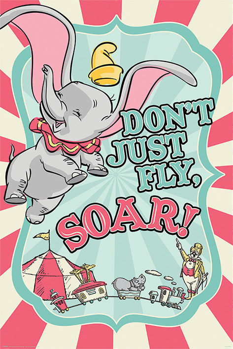 Poster Dumbo - Circus | Wall Art | 3+1 FREE | Europosters