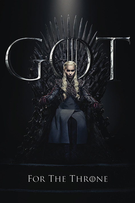 Плакат Game Of Thrones - Daenerys For The Throne
