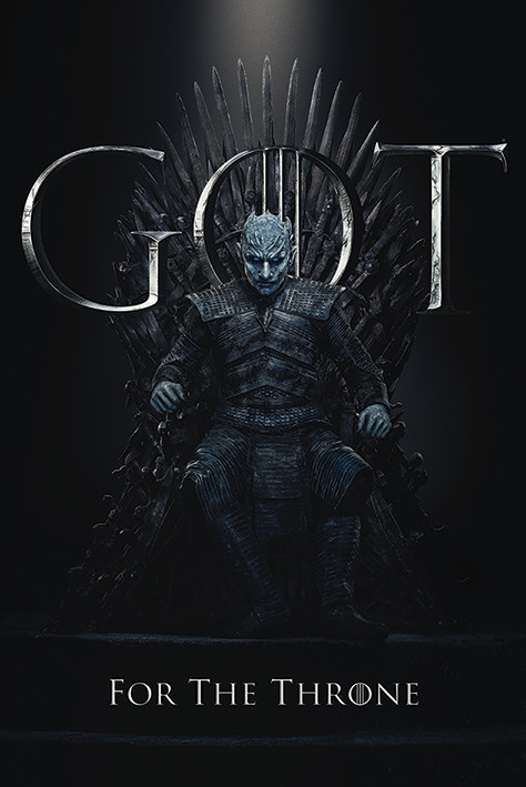 Плакат Game Of Thrones - Night King For The Throne